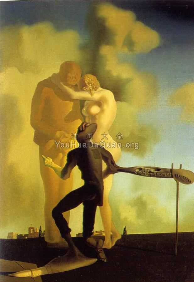 竖琴的思考 - 萨尔瓦多·达利